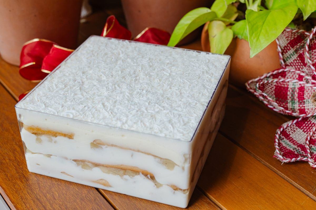 Pavê de abacaxi Cacau Trufa